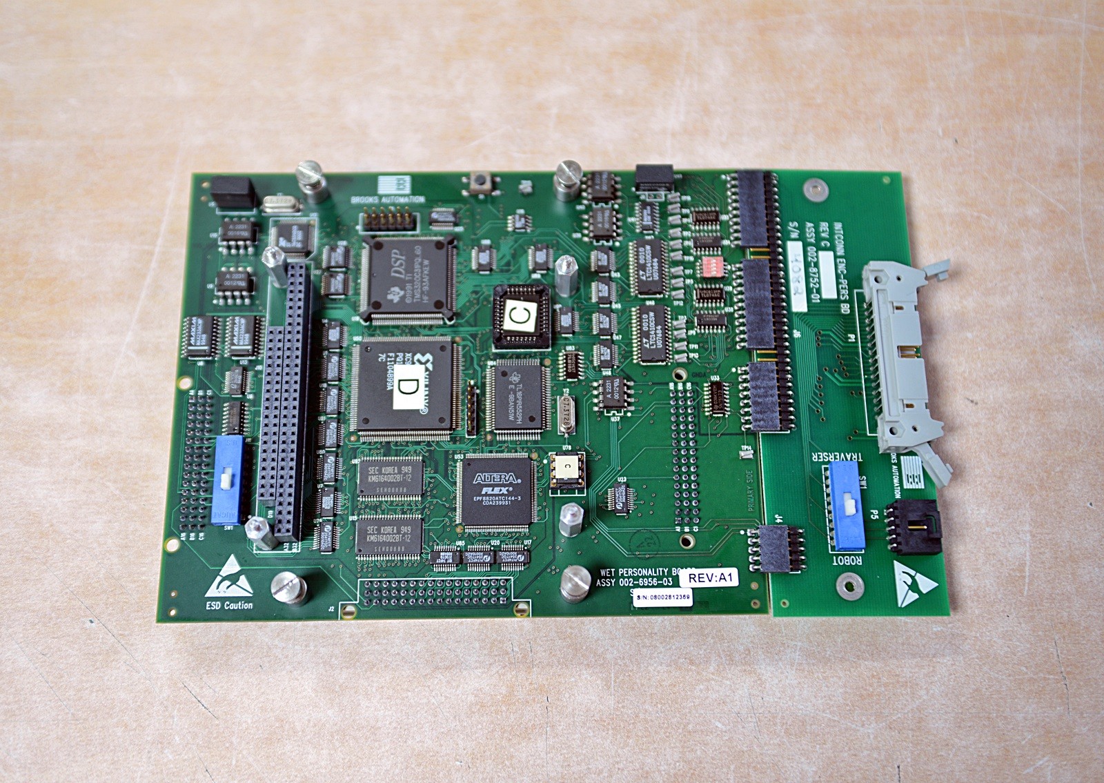 Brooks 002-9400-04 Controller PCB Board Assy 002-6956-03 / 002-8752-01
