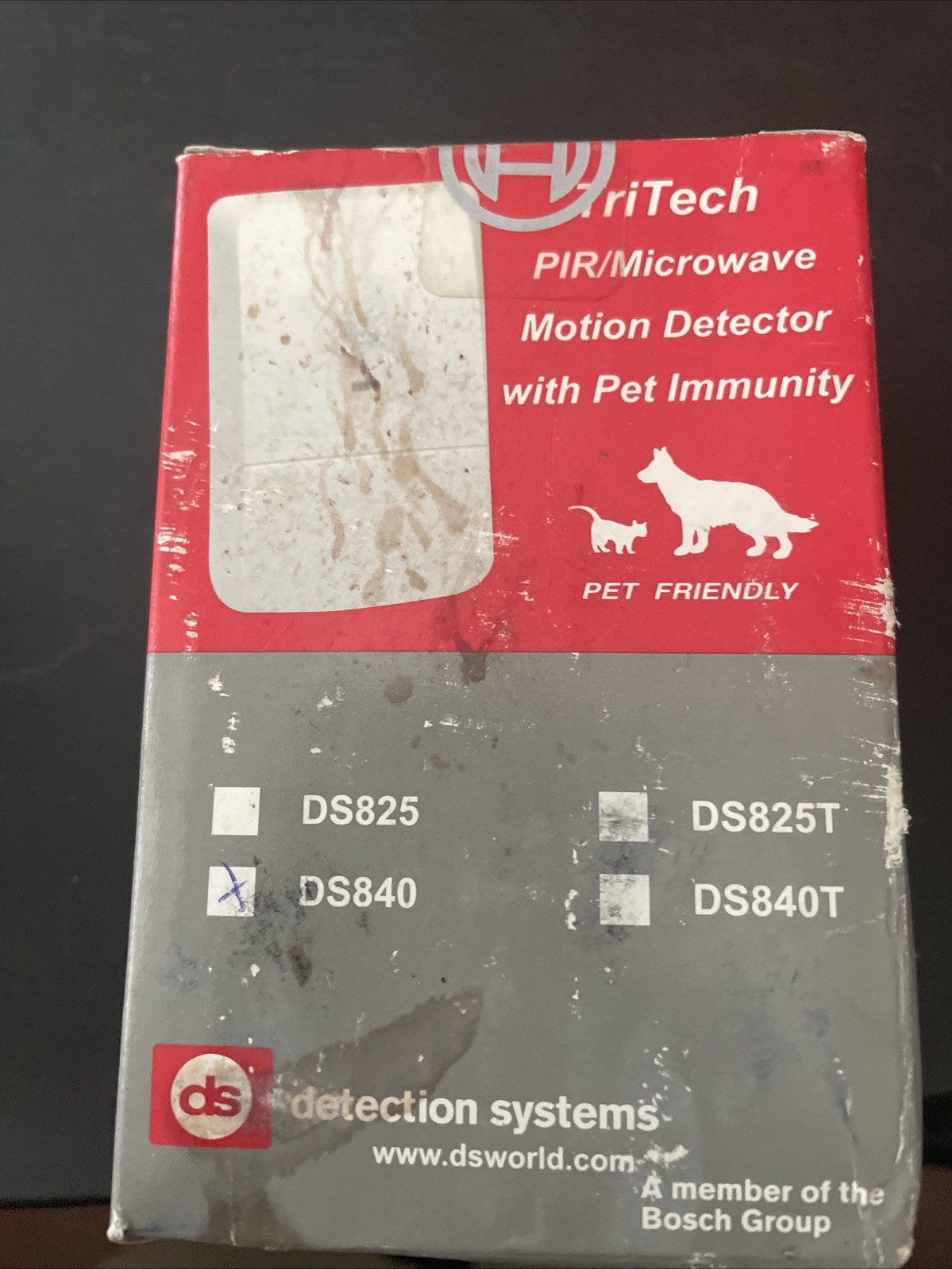 NEW BOSCH DS840 TRITECH MOTION DETECTOR W/ PET IMMUNITY PIR MICROWAVE INTRUSION
