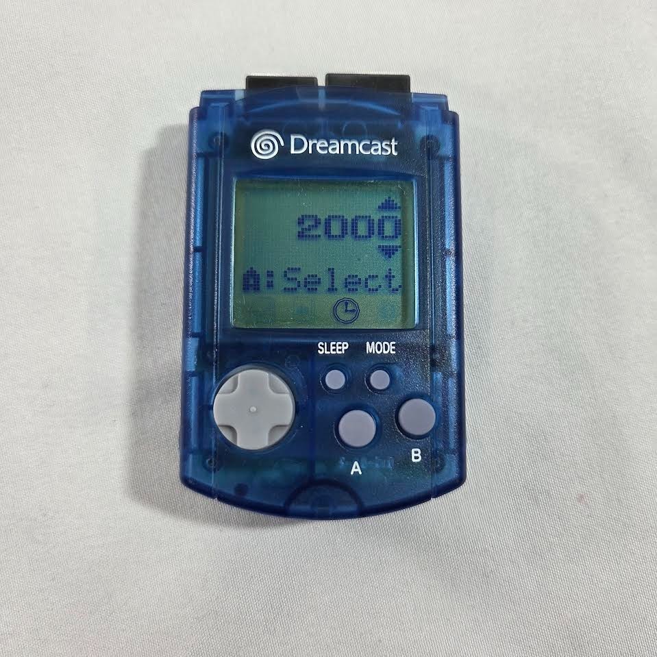 Official OEM SEGA Dreamcast Visual Memory Unit VMU HKT-7000 Tested & Working