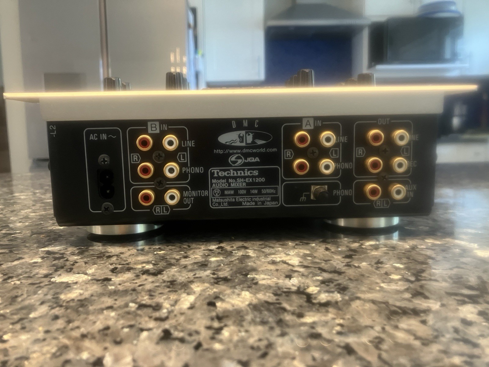 Technics SH-EX1200 DJ Mixer Silver 2-Channel Replaceable Crossfader EQ