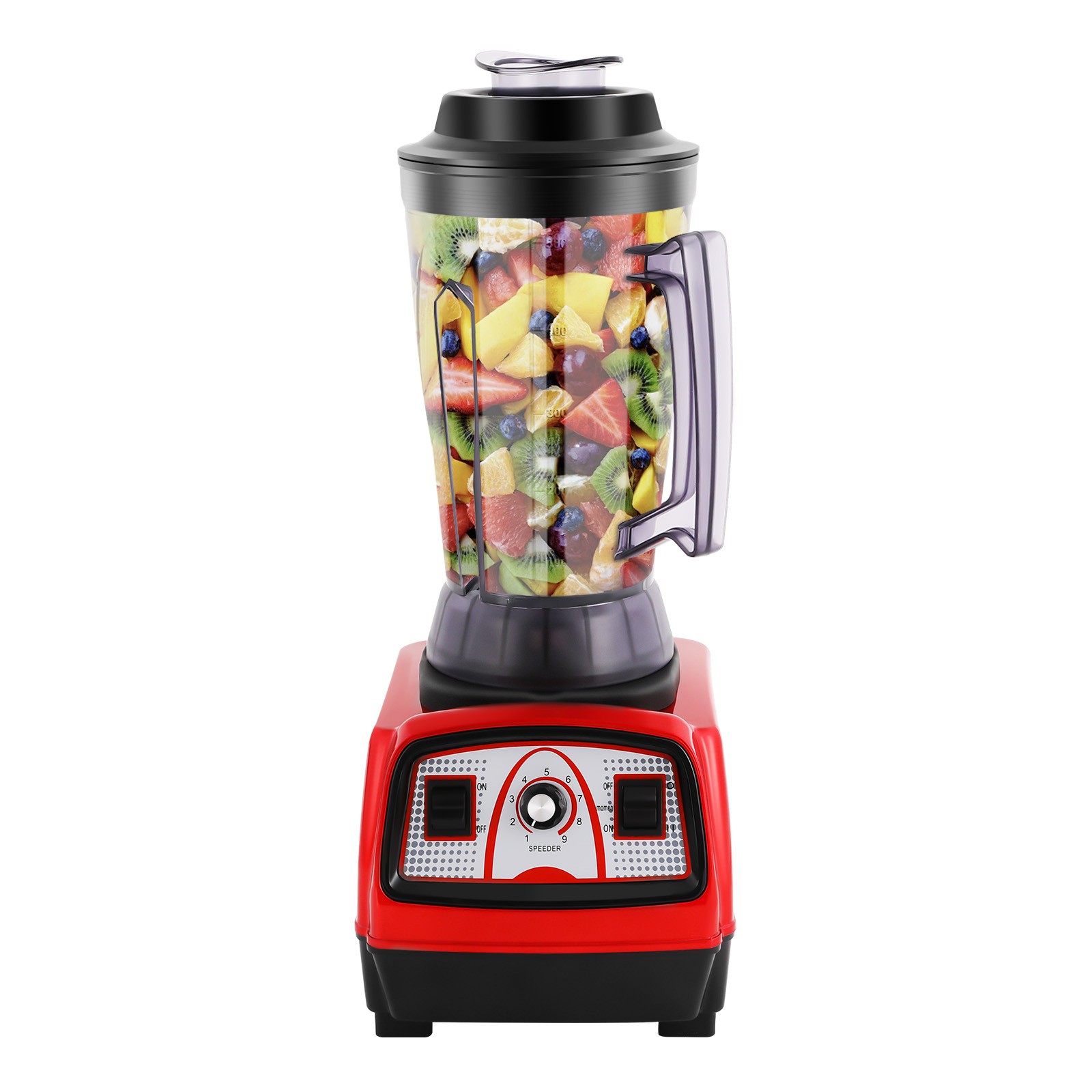 2200W Blender Desktop Kitchen Restaurant 4L Blender w/Stainless Blades 26000rpm