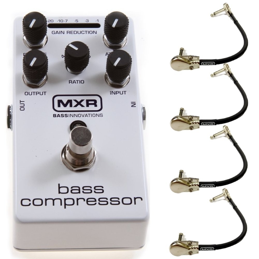 MXR M87 Bass Compressor Effects Pedal with True Bypass Clear,Transparent