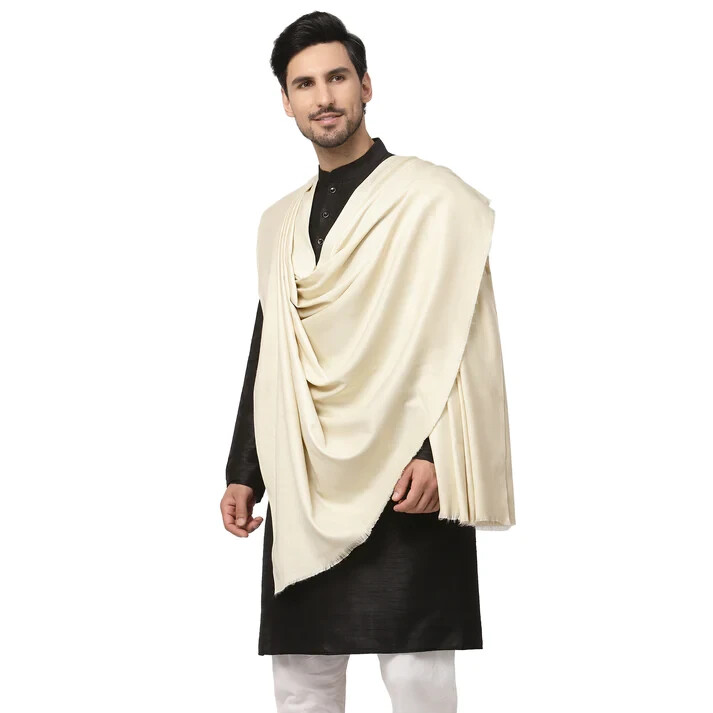 Pashmina Plain Lohi Cashmere Paisley Scarf Shawl Wrap Stole Men Wool Warm Shawls