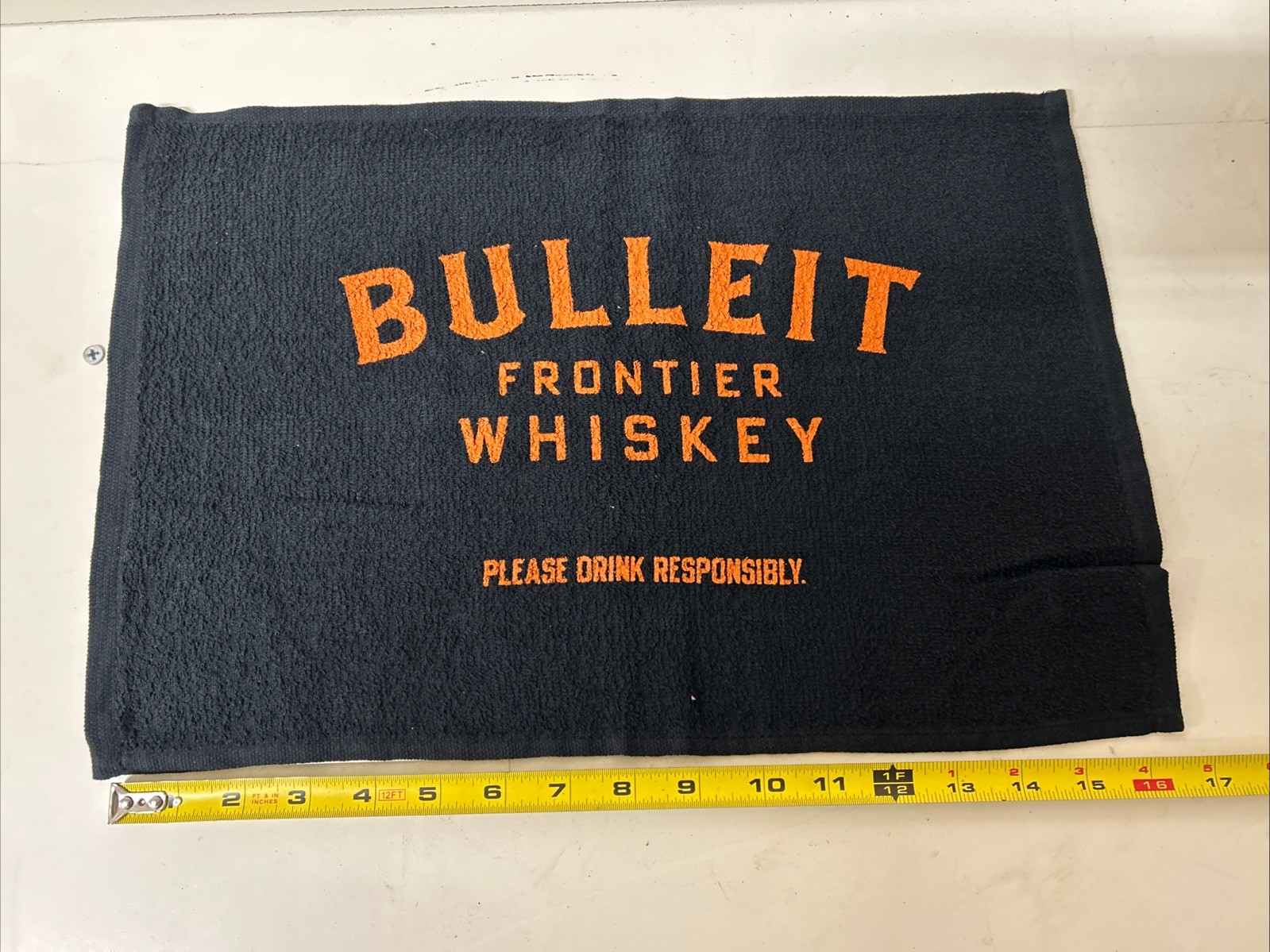 Bulletin Bourbon Bar Towel Black  (2 Pack)