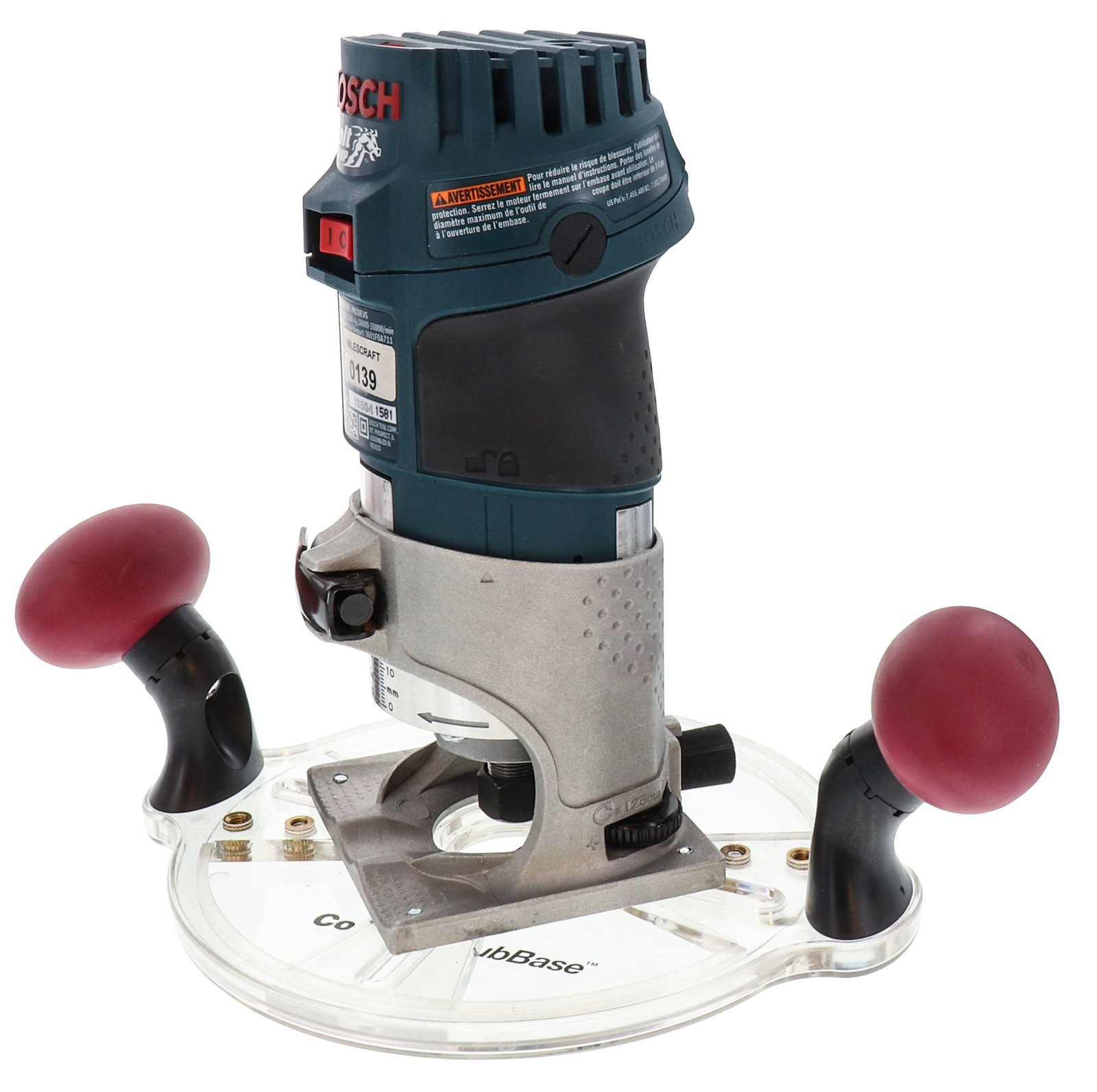 1225 CompactSubBase - Adjustable Universal Router Base Plate with Rotational ...
