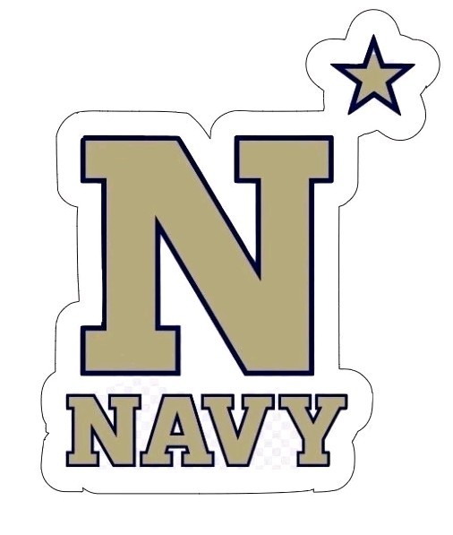 US Naval Academy Navy Midshipmen Sticker NCAA Football Die Cut Laminated