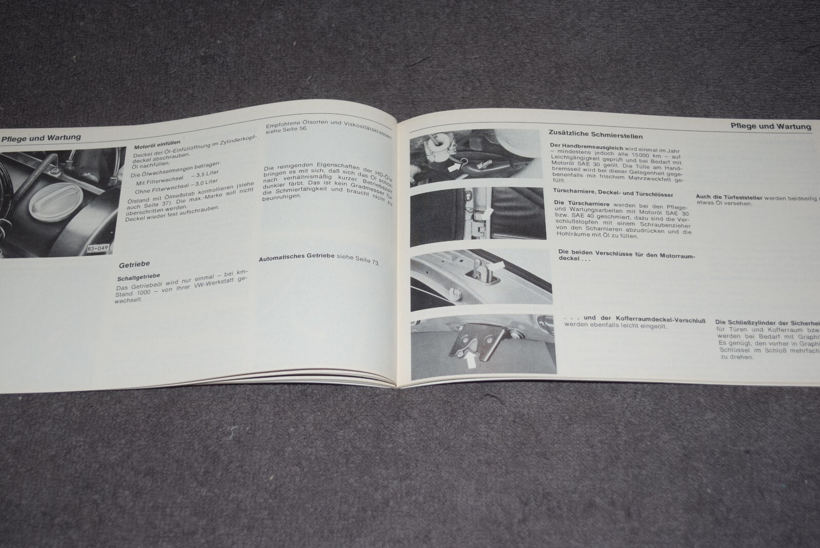 Operating Instructions Manual VW Passat B1 Type 32/33 Mint/Unused