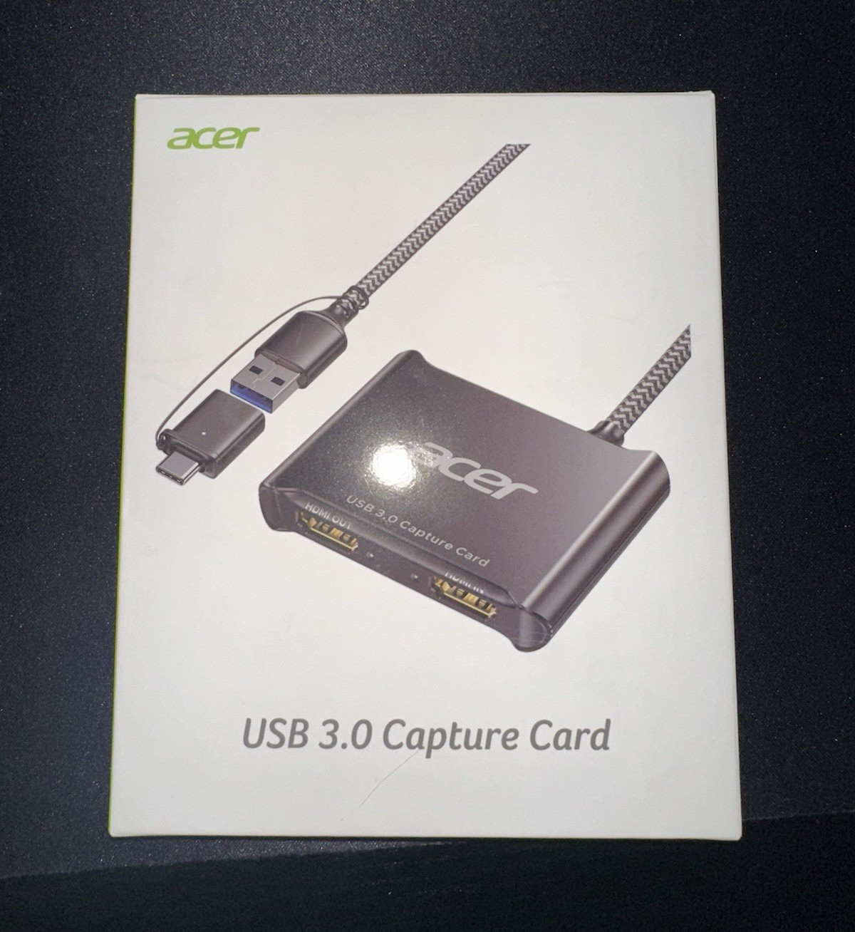 Acer USB 3.0 Video Capture Card, HDMI Capture Card for Streaming