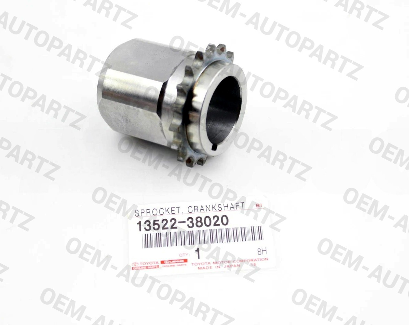 13522-38020 Toyota Land Cruiser Lexus LX570 OEM Left Crankshaft Timing Sprocket