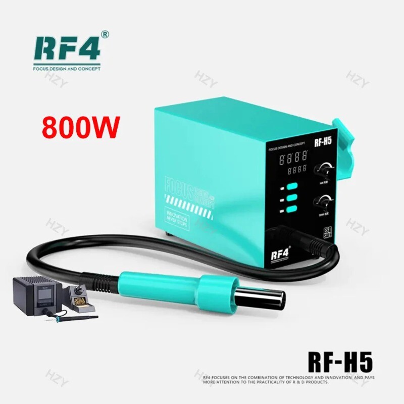 RF4 Hot Air Gun RF-H5 800W BGA Rework Solder Station Soldering Heat Air Gun