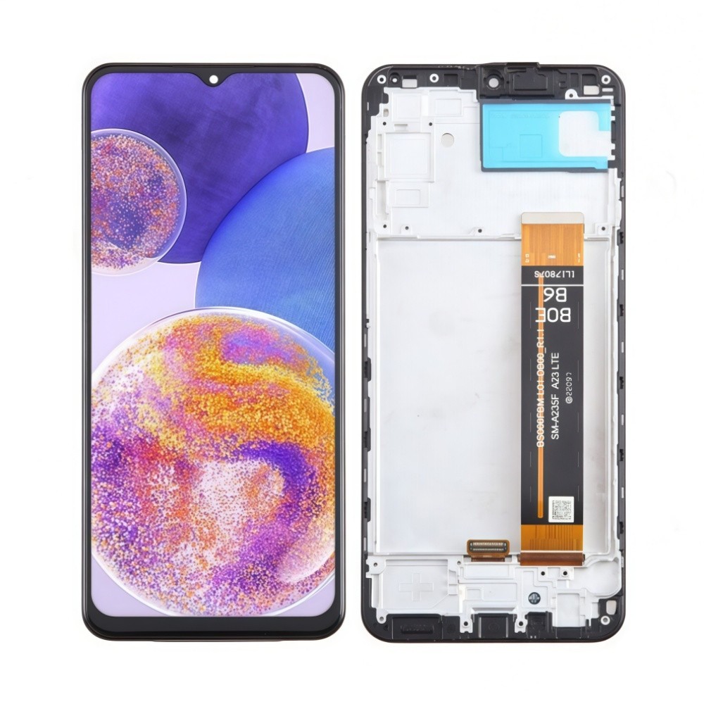 For Samsung Galaxy A23 4G A235 A235F/M LCD Touch Screen Digitizer Display Frame
