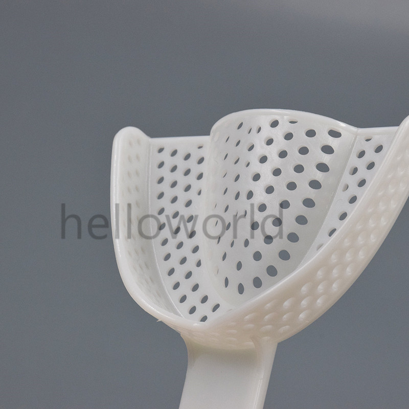 6 Pieces Dental Disposable Plastic Impression Trays L&M&S Upper & Lower Quadrant
