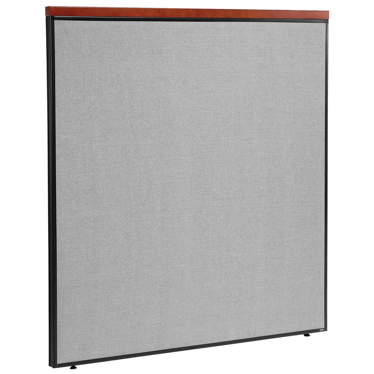 60-1/4"W x 61-1/2"H Deluxe Office Partition Panel Gray