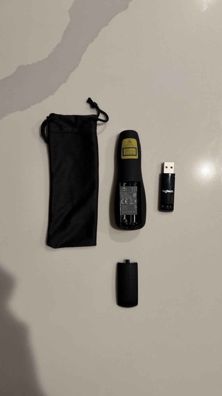 Logitech R400 Black Wireless Presenter Presentation Pointer Remote Control New