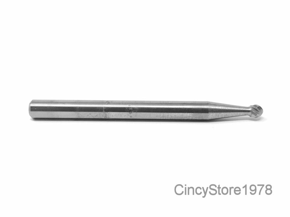 SD41S Ball Shape SOLID Carbide Burr Bur Cutting Tool Die Grinder Bit 1/8" NEW