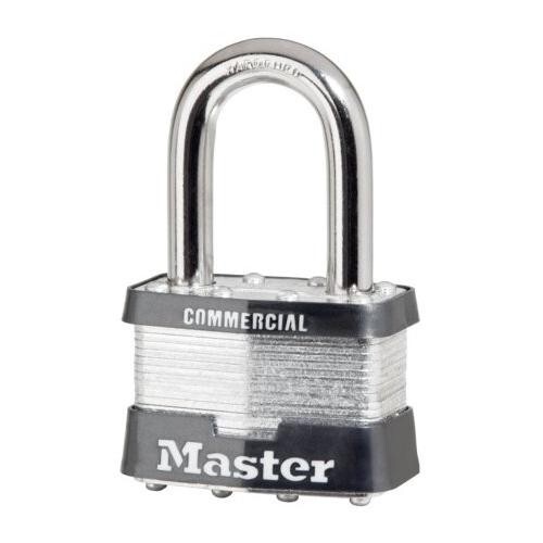 Master Lock 5KALF-12PK, No. 5 Padlock, Keyed Alike, 1-1/2" Shackle, A676 Key