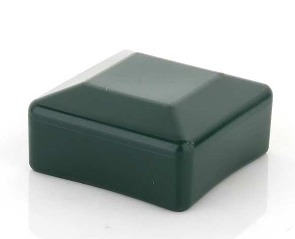 Fence post cap 100x100mm fence caps green - post cap pyramid square