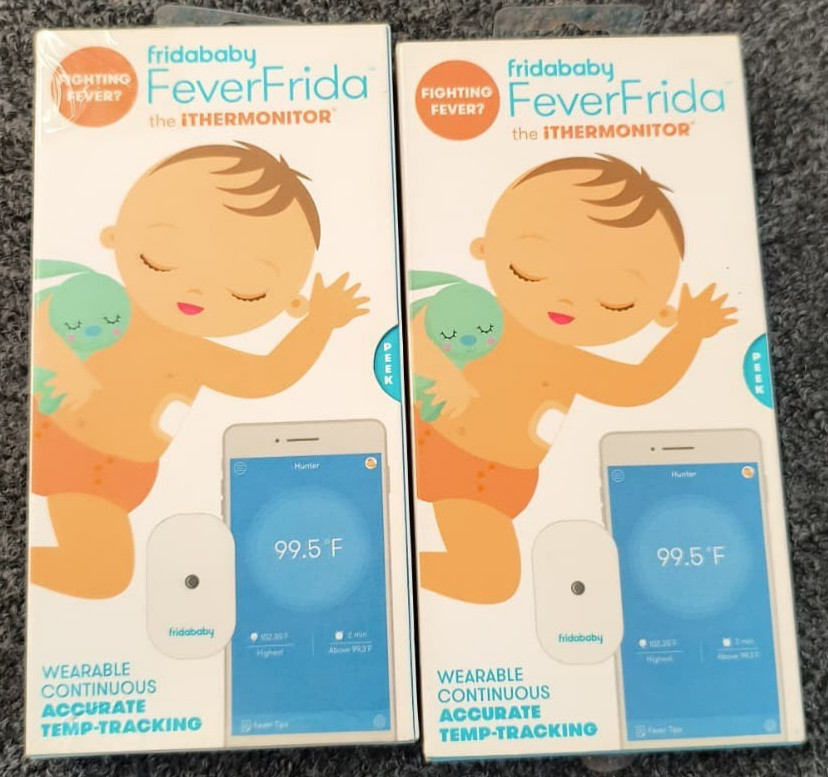 Lot of 2 - FridaBaby Smart iThermonitor Touchless Babies Toddlers - OBN , N2
