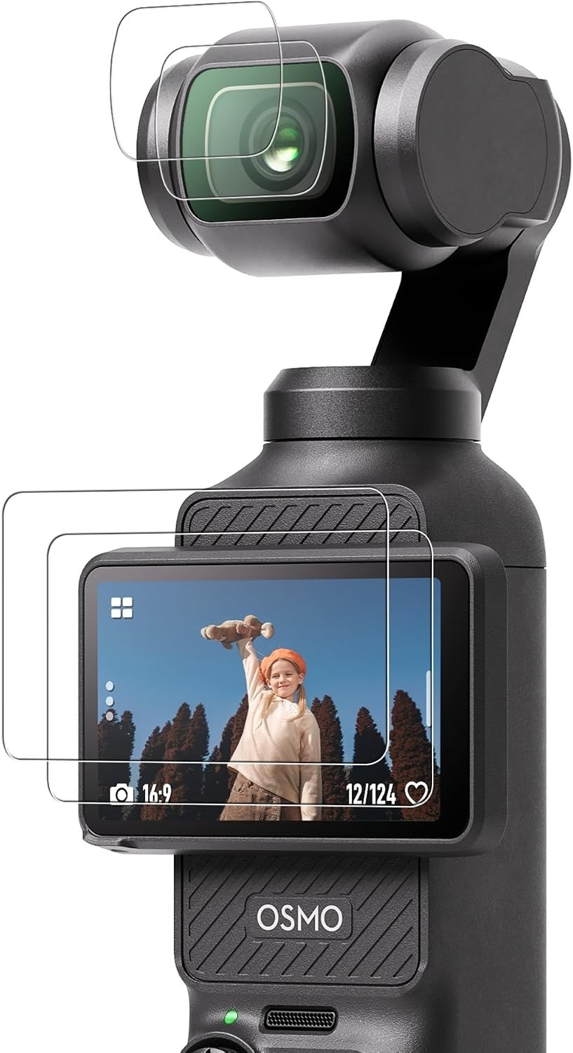 Scratch Resistant and Waterproof Protection for DJI Osmo Pocket 3/4 - 2PC Set