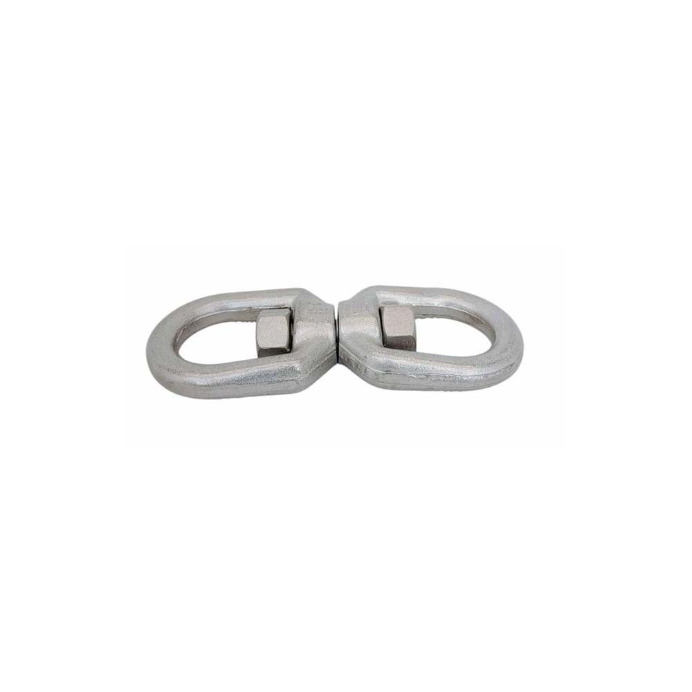 4 Pcs 316 Stainless Steel Drop Forged Mil-Spec 1/4" Eye Eye Swivel 900 Lb WLL