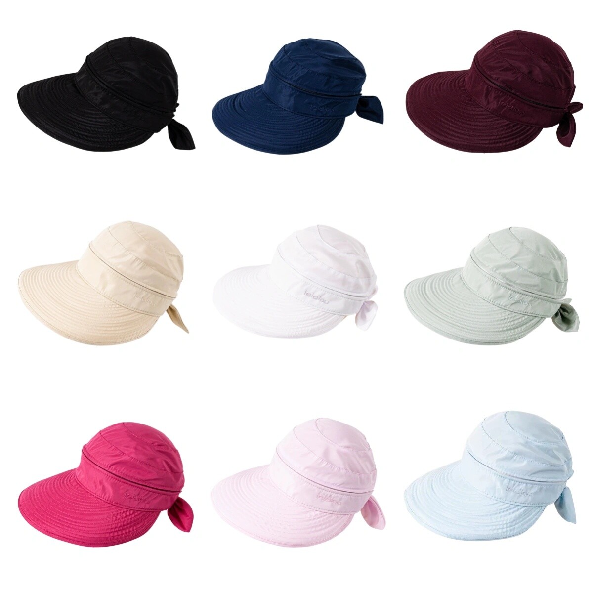 Womens UPF 50+ UV Sun Protection with Zip Beach Hat Removable Cap Sun Hat Visor