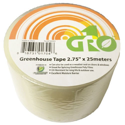 Gro1 Greenhouse Tape 2.75" x 25 Meters - Weather Seal Tape UV Resistant