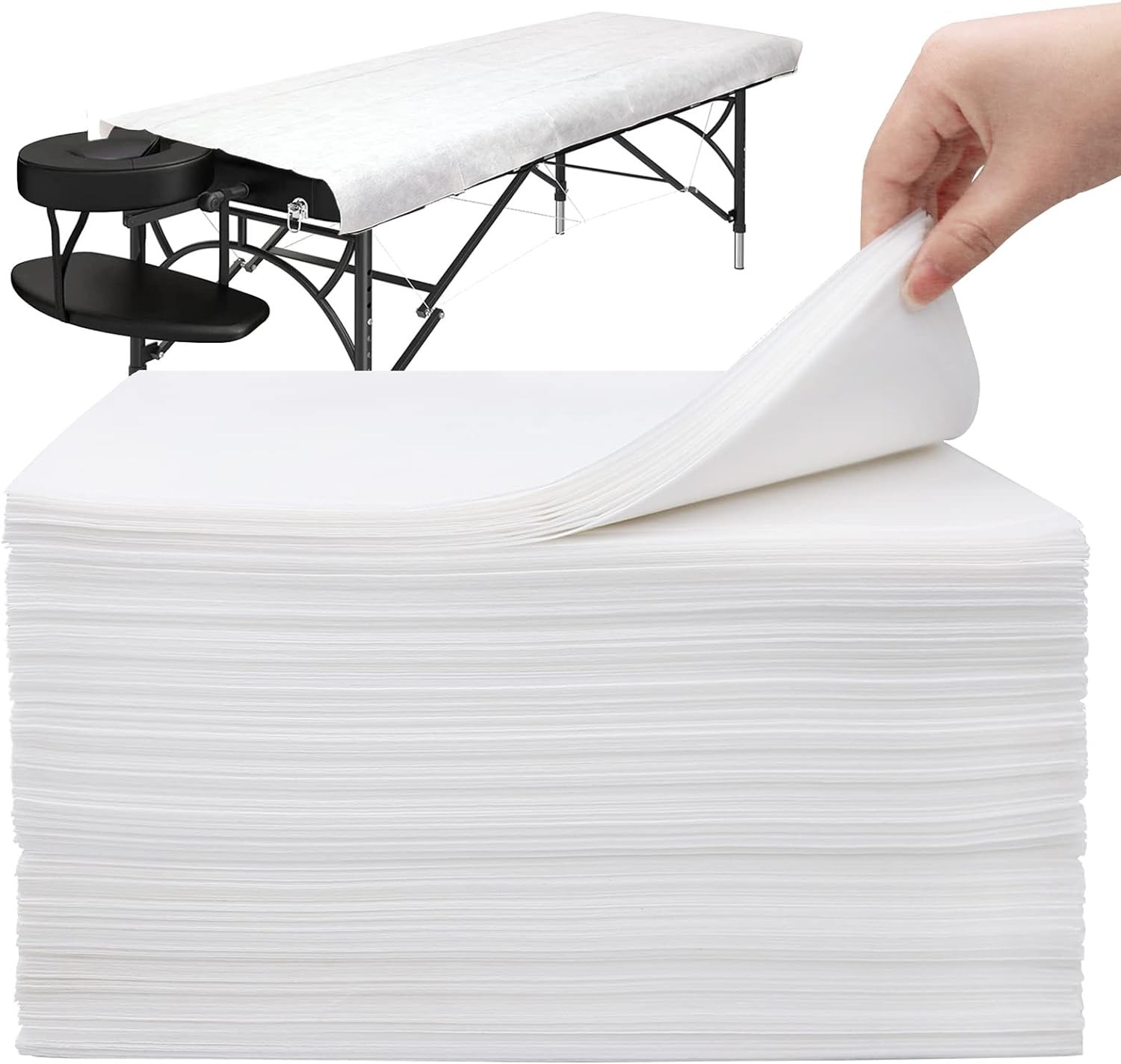 100pcs Disposable Beauty Bed Sheet Non-woven Massage SPA Salon Table Cover ATD