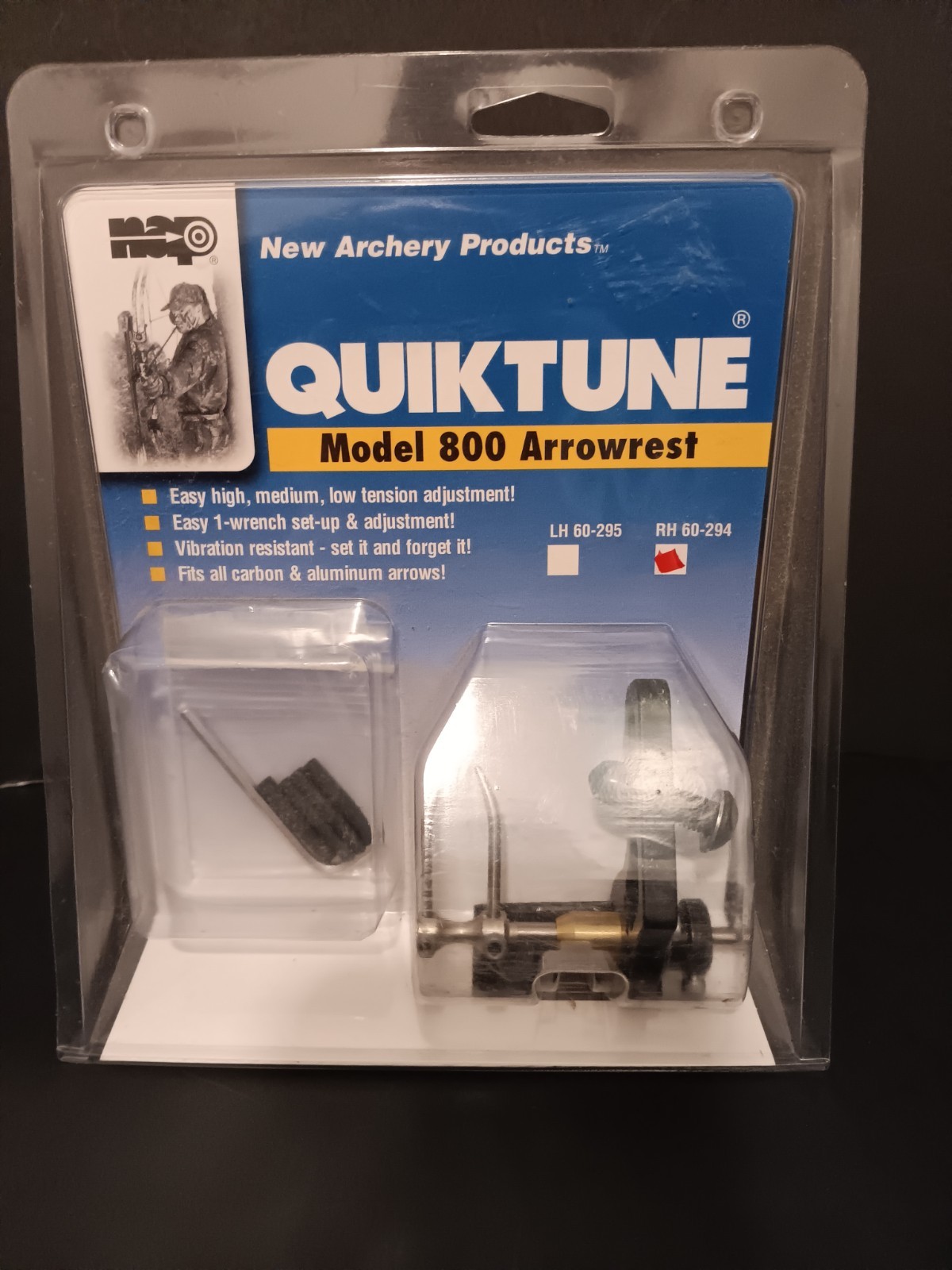 NAP New Archery Products Quik Tume Model 800 Arrowrest RH 60-294