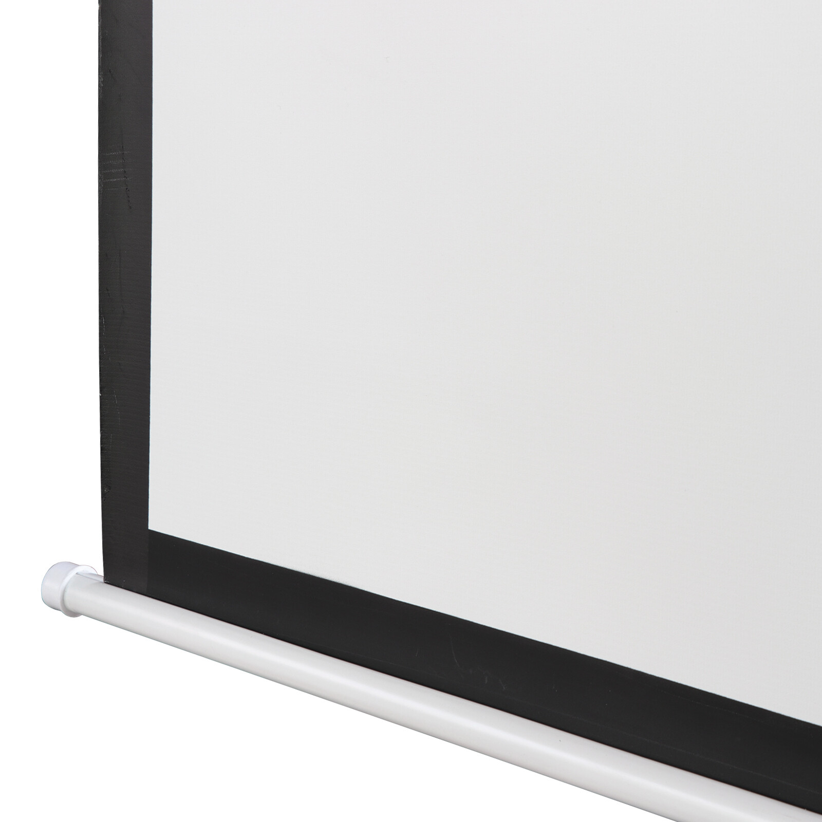 84" Manual Pull Down Auto-Lock Projector Projection Screen Matte White 1:1 Ratio