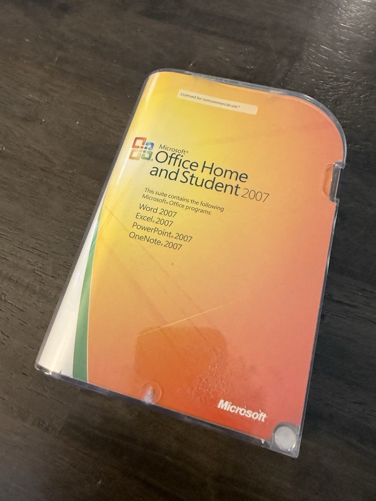 Microsoft Office 2007 Home and Student Disc In Original Case With Product Key