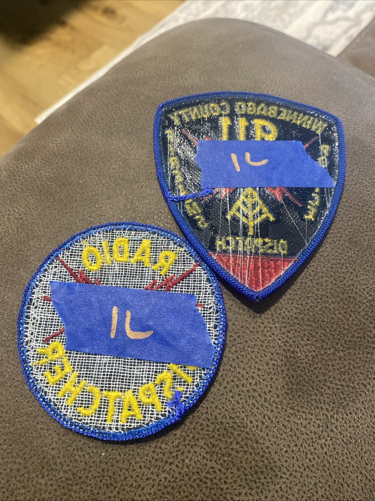 Winnebago County 911 Dispatch Set Illinois Patches