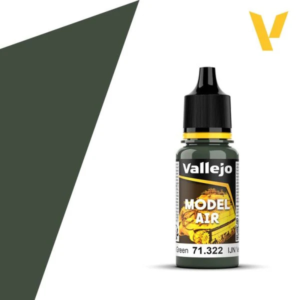 Vallejo Model Air 71.322 Japanese Black Green 18ml