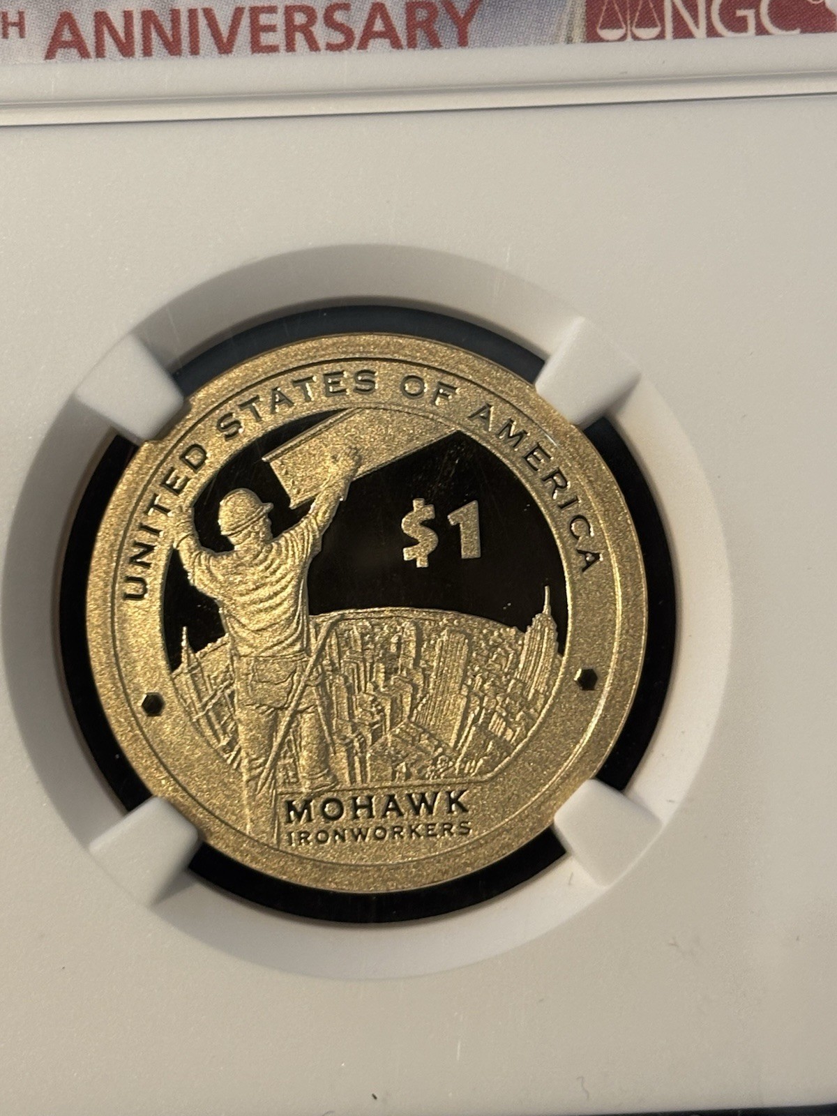 2015 S Sacagawea $1 Mohawk Ironworkers $1 NGC PF 69 Ultra Cameo Lot Of 2