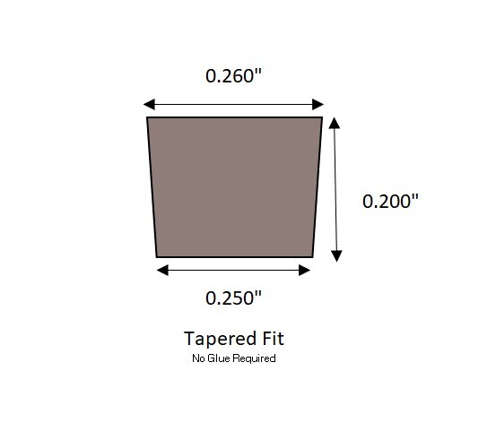New 1/4" Trex "Cinnamon Cove" Plugs for Composite Decking