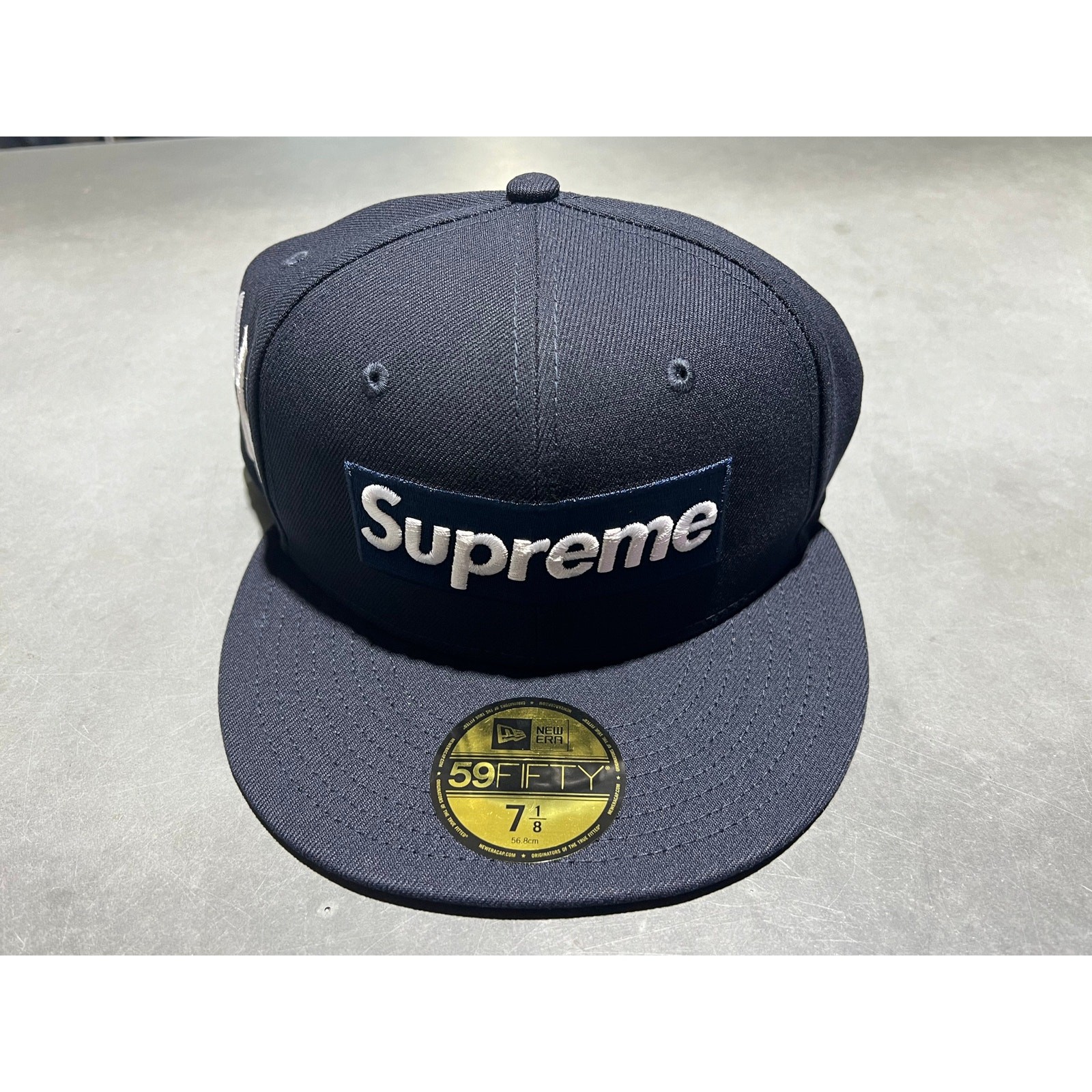 NEW Supreme x New Era MLB Bogo Hat - Navy Size 7 1/8