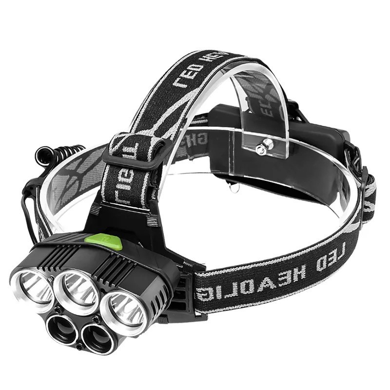 COB LED Headlamp USB Rechargeable Headlight Torch Work Light Bar Head Band Lamp