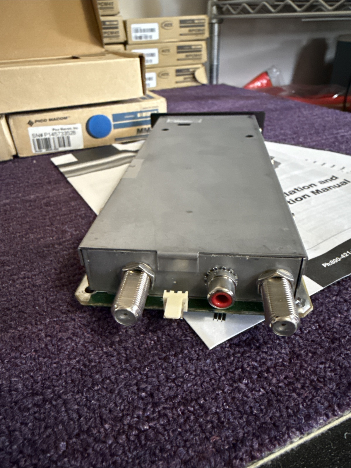 Pico Macom MM45-NN Universal Chassis Single Mini-Modulator Channel NN NEW