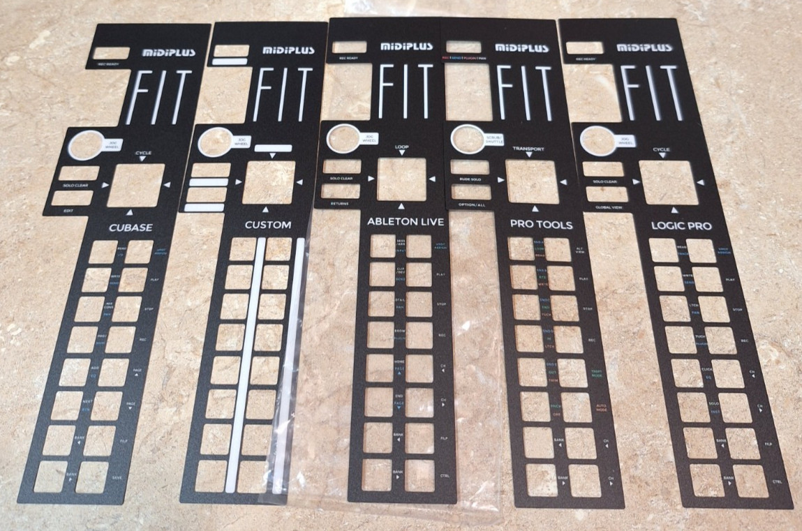 OEM Original Overlays For MidiPlus Waves Fit Controller Pro Tools Logic Ableton