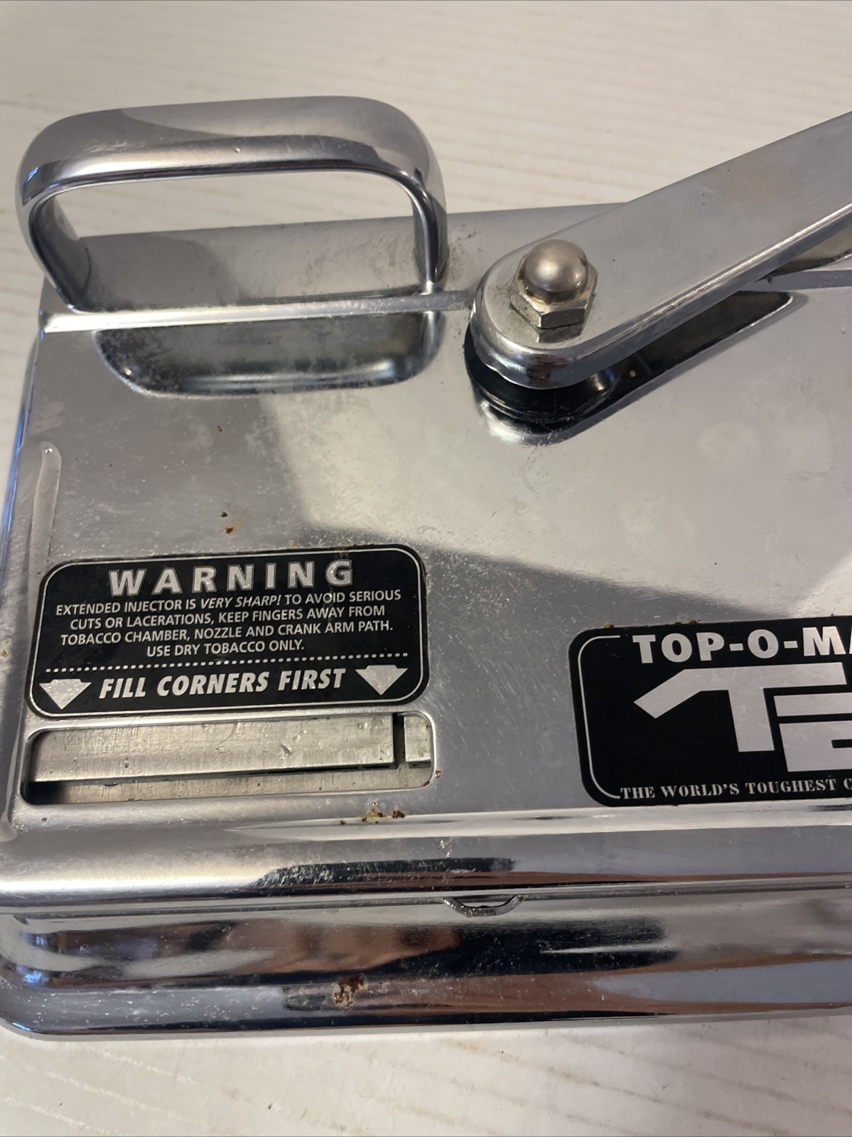 Used Top-O-Matic T2 Cigarette Manual Home Tabletop Rolling Machine