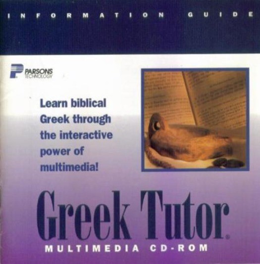 Greek Tutor PC CD learn biblical language learning tool instructor practice word
