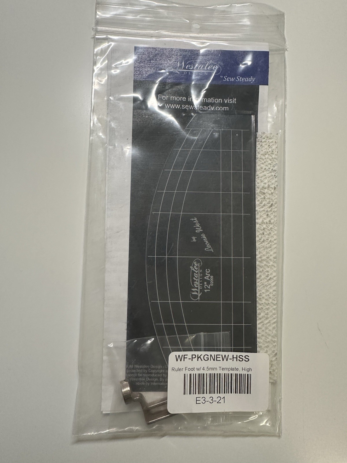 Sew Steady Westalee Design High Shank - Ruler Foot Starter Package