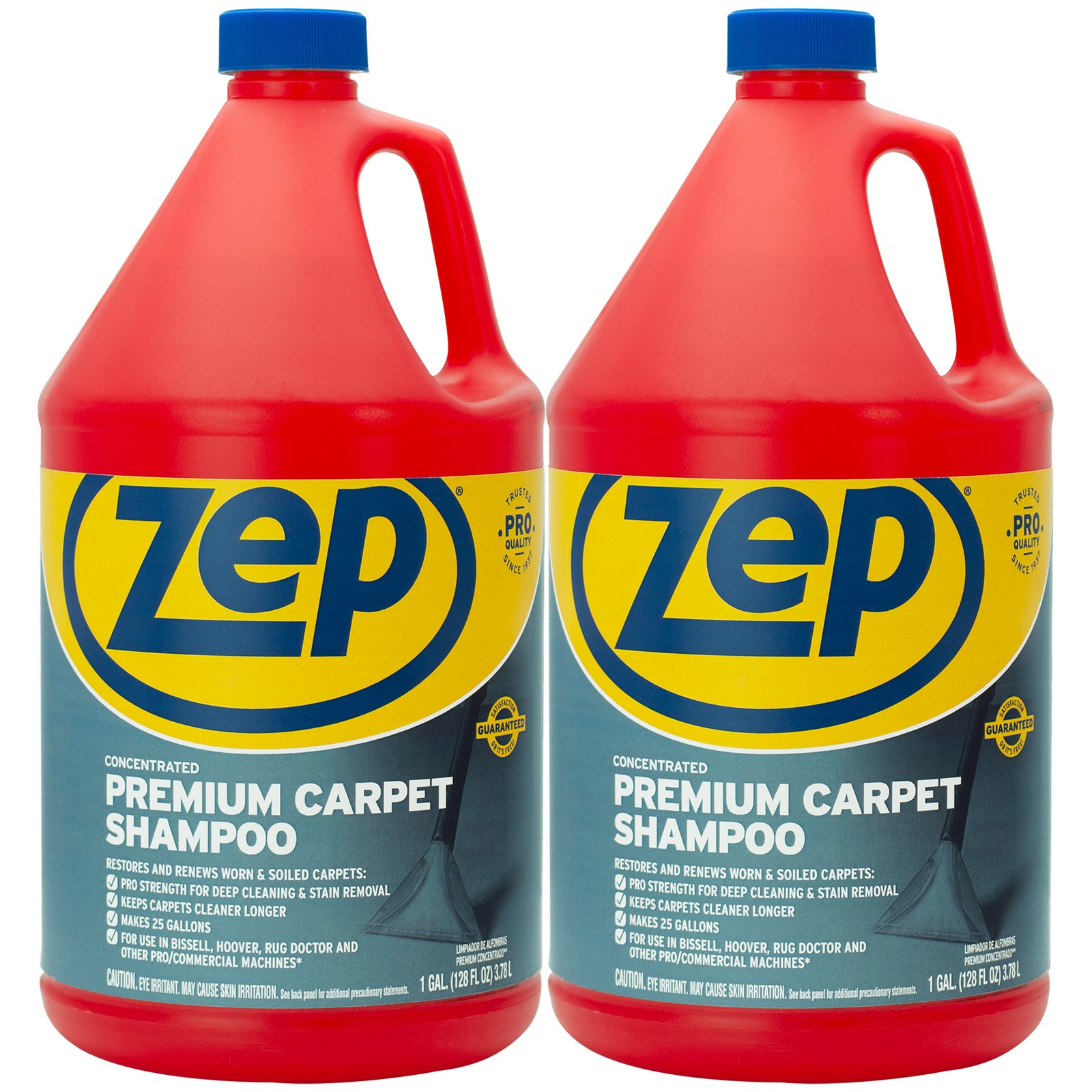 Zep Premium Carpet Cleaner Shampoo - 1 Gallon (Case of 2) ECZUPXC1282 - Pro