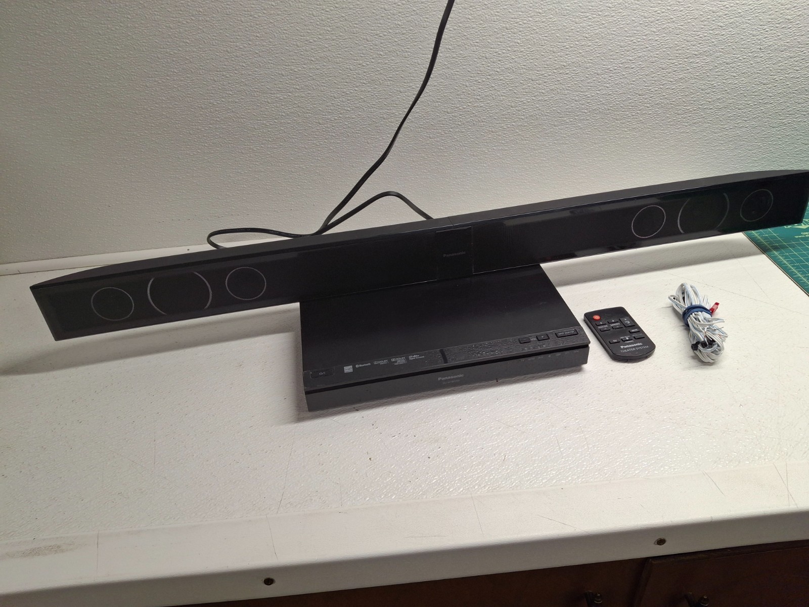 Panaxonic Home Theatre Audio System SU-HTB350 Bar Receiver Remote Wiring