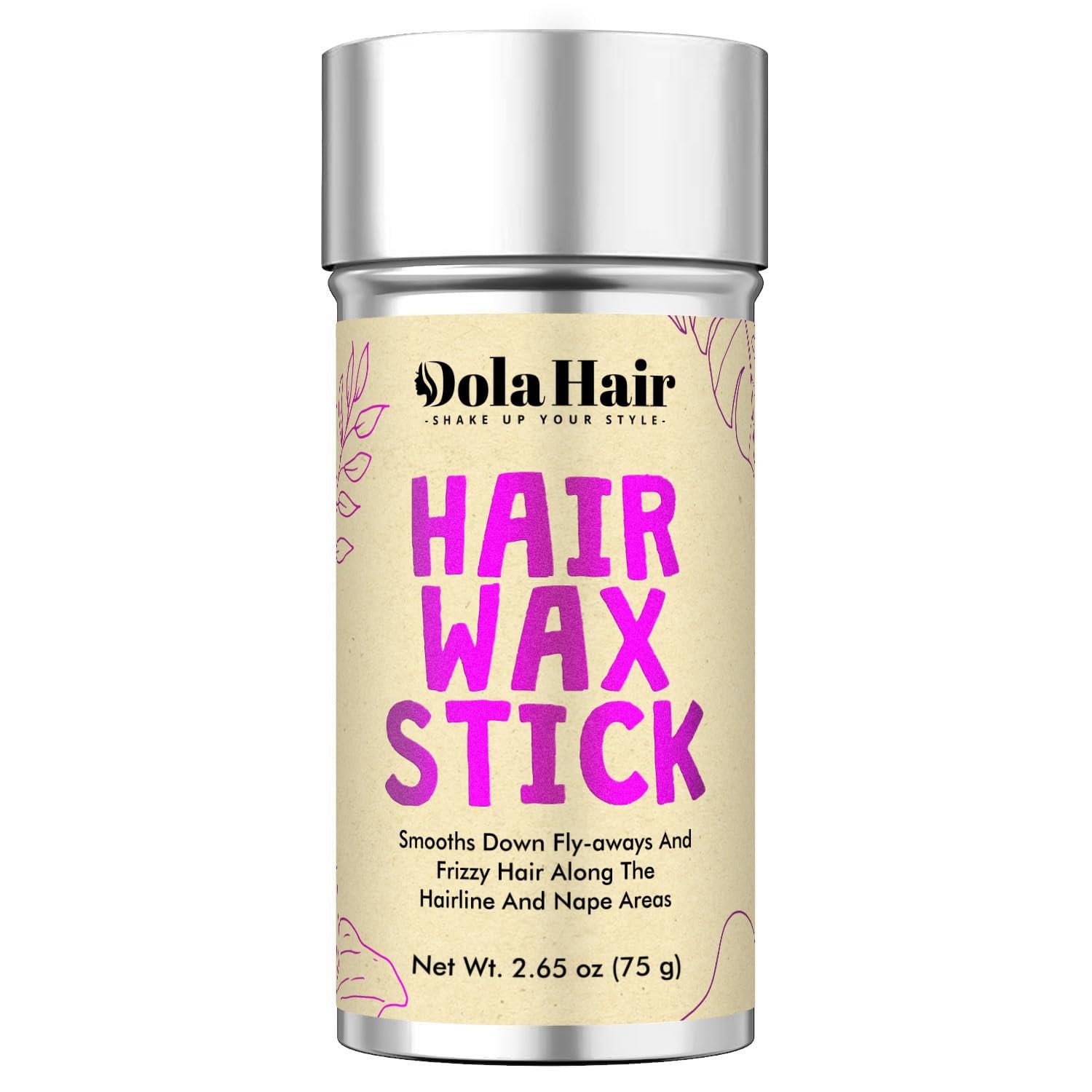 Dolahair Hair Wax Stick Flyaway Control Slick Back Hair Bun Maker Kids Women