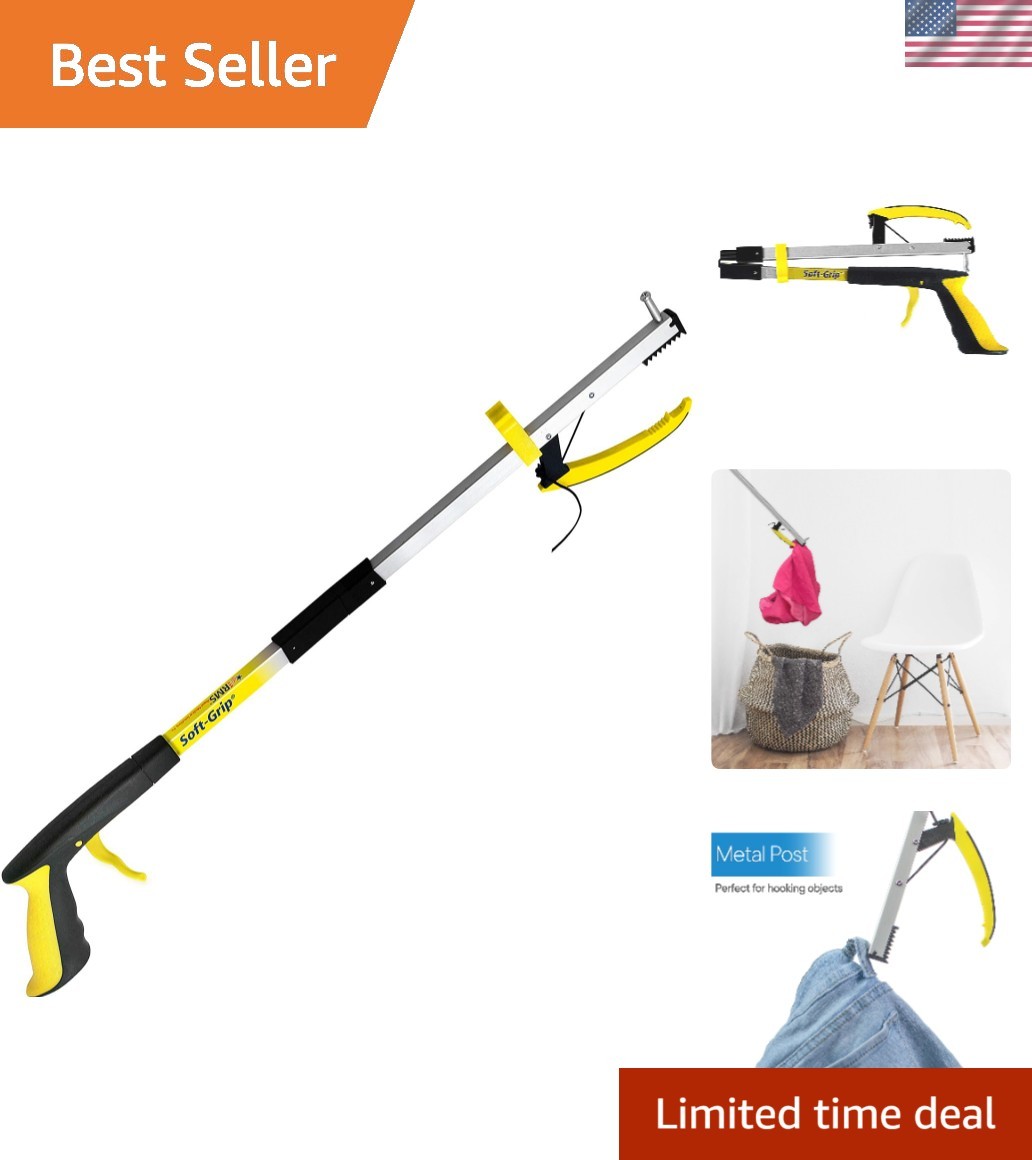 26 Inches Folding Grabber Reacher with Ergonomic Handle | Folding Reaching To...