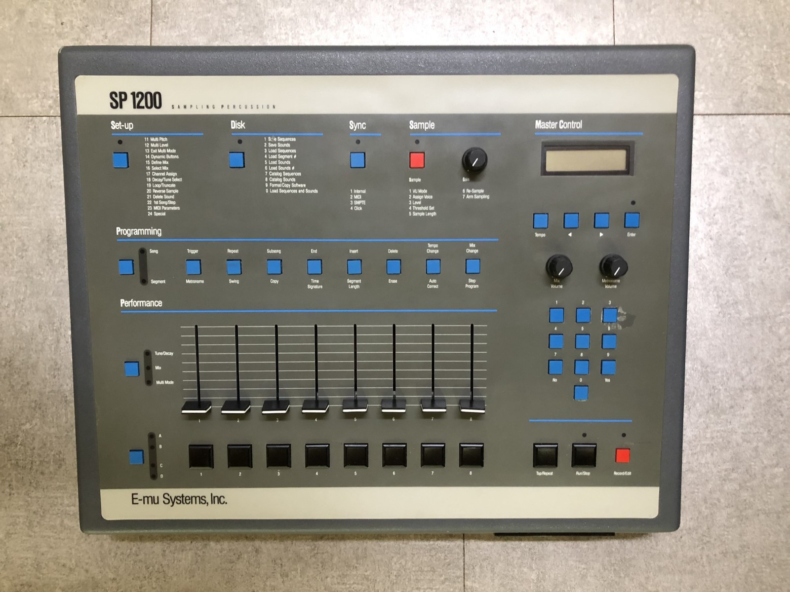 E-mu SP 1200 Proto type Serial #20 read description