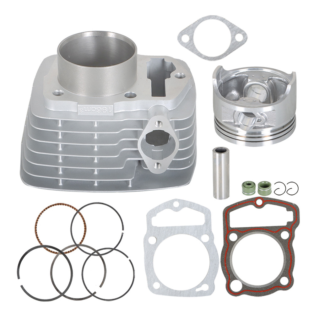 For HONDA CBF200 XR200 XL200 Top End Kit Cylinder Piston Ring Kit 63.5mm 200cc