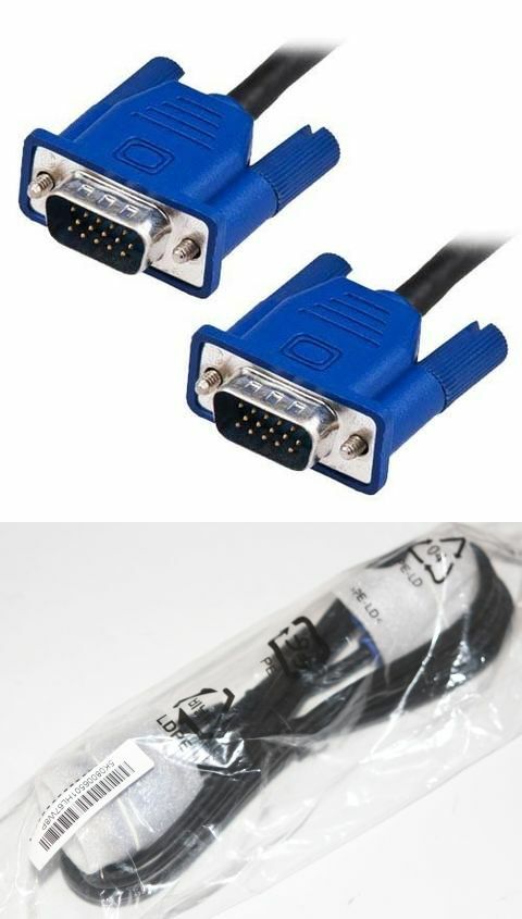 New in OEM Package - 5K08006501HL67W8P 6 Foot VGA SVGA Monitor LCD Cable 6'