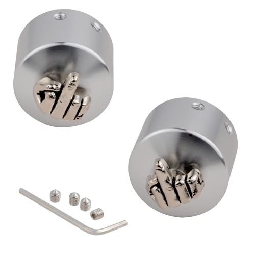 Axle Bolt Nut Caps, Styling Front Axle Nut Caps Wheel Axle Cap Silver