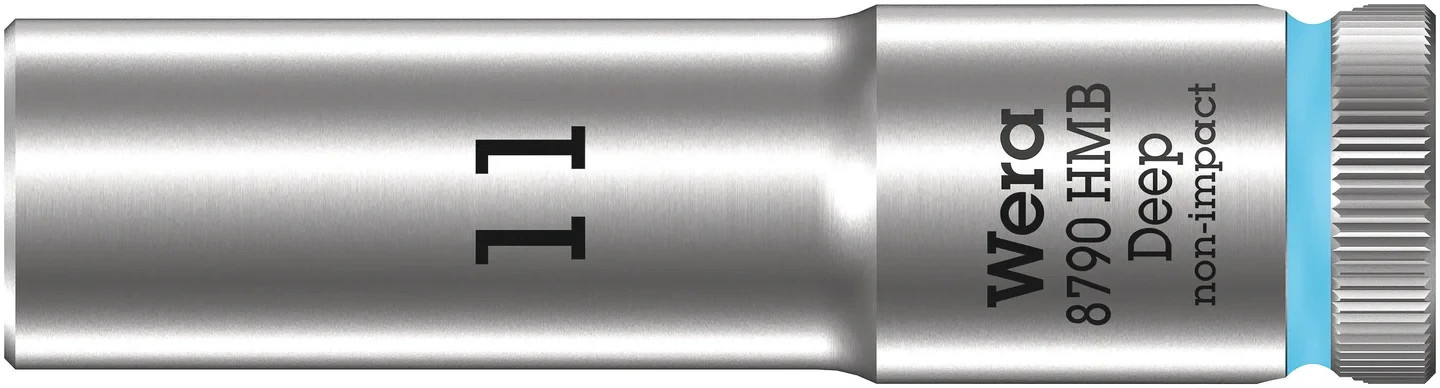 WERA 05004533001 8790 HMB Deep 3/8" socket, 11 x 64 mm